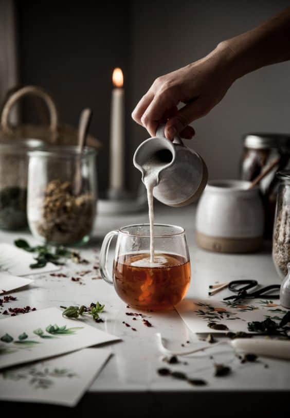 نابودی پفها با چای