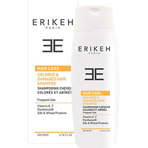 شامپو موهای رنگ‌ شده و آسیب‌ دیده اریکه برای تقویت موهای خشک و وز شما
