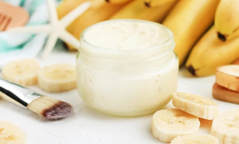 ماسک موز، عسل و ماست