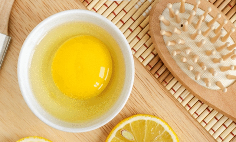  ماسک تخم مرغ و لیمو