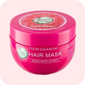 ماسک کراتینه و تثبیت کننده رنگ مو حاوی توت وحشی هرباسنس 250گرم آردن