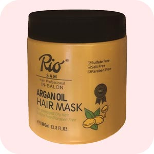 ماسک مو بدون سولفات آرگان 1000میل ریو