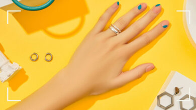 آموزش فرنچ ناخن در خانه با ابزار ساده