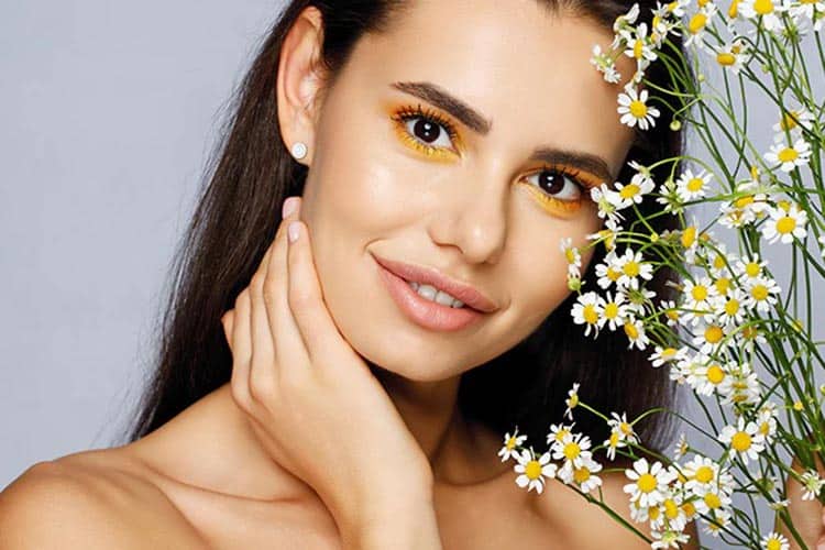 خواص بابونه برای پوست