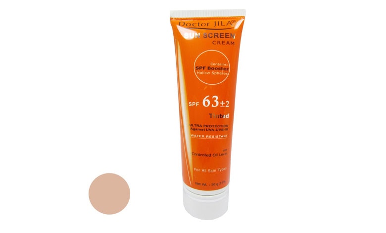  كرم ضد آفتاب SPF63 رنگی دکتر ژیلا