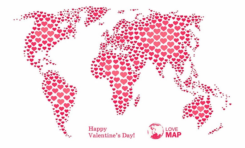  ولنتاین در دنیا
