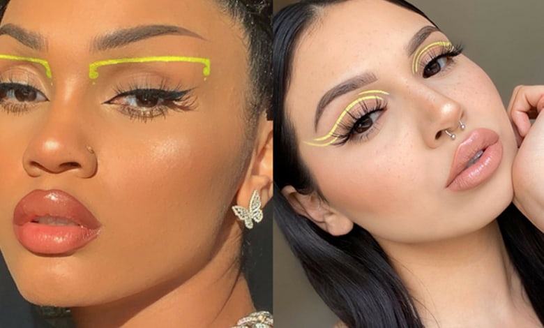 خط چشم گرافیکی شلوغ