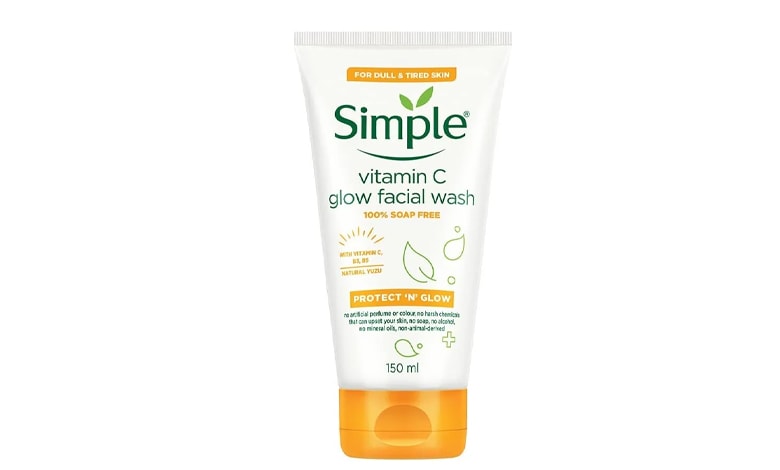 ژل شستشوی صورت سیمپل مدل glow facial