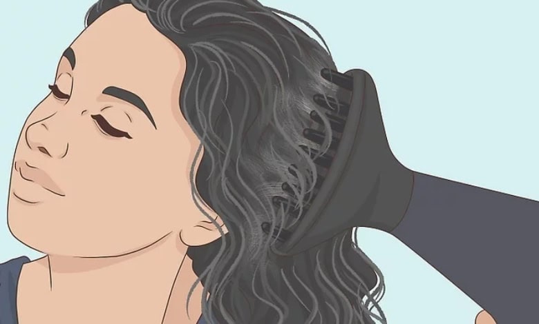 روش استفاده از دیسپانسر به عنوان سشوار موی فر