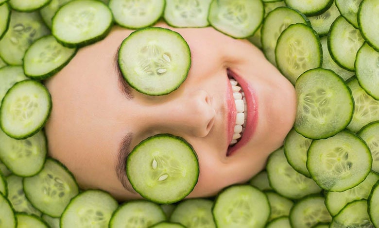 ماسک خیار برای رفع کدری پوست