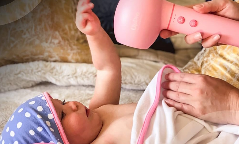 کاربرد سشوار نوزاد