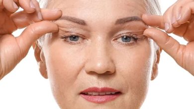 درمان افتادگی پوست صورت در خانه