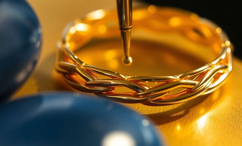 چگونه طلا را براق کنیم؟