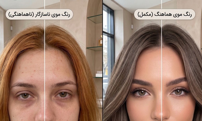 انتخاب رنگ مو